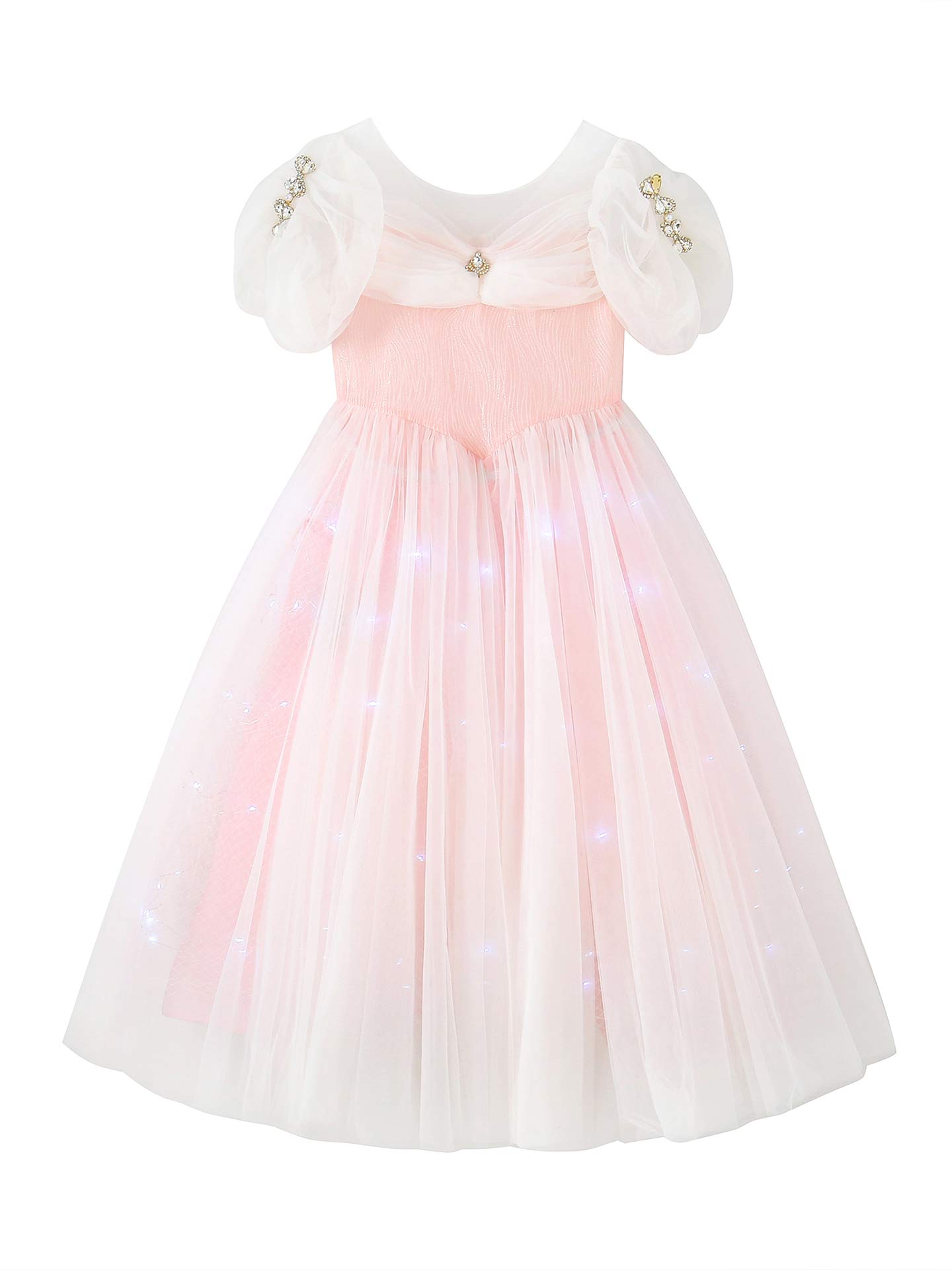 Girls LED Light Up Princess Dress