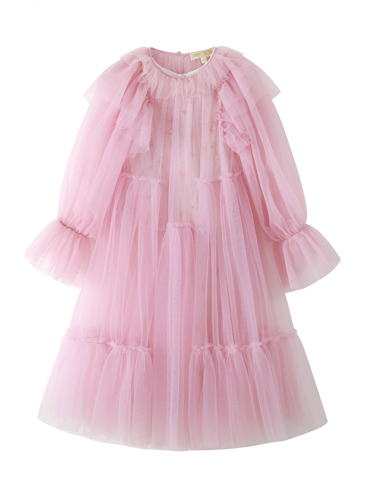Front product view of the Blush Garden Tulle Dress