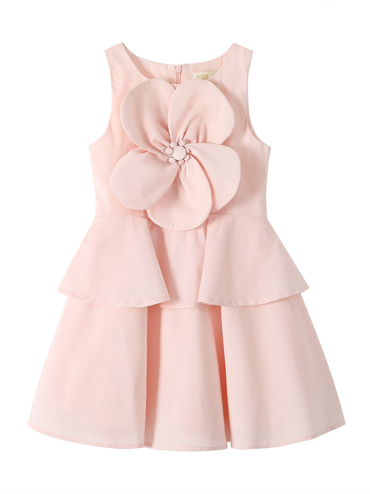 Pink Blossom Peplum Dress