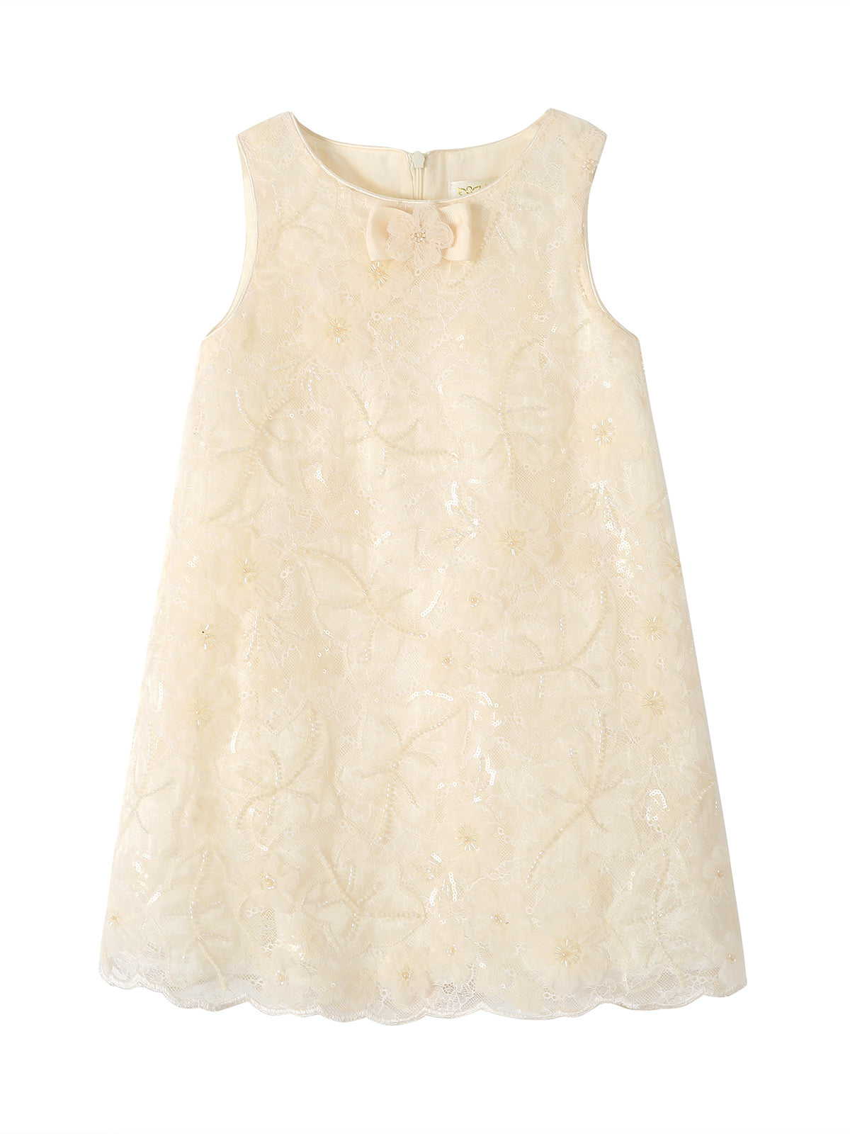 Pearl Blossom Lace Dress