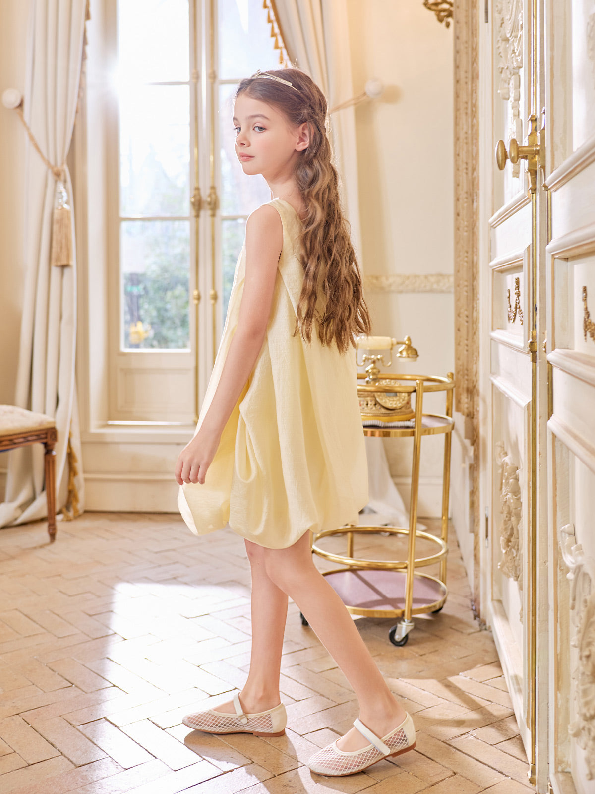 Yellow Veil Dress