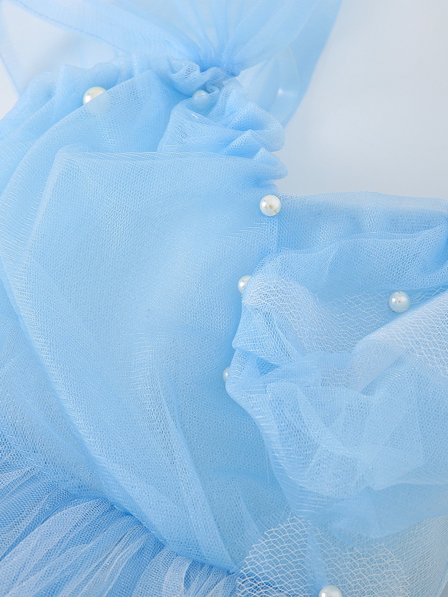 Girls Blue LED Light Up Princess Dress