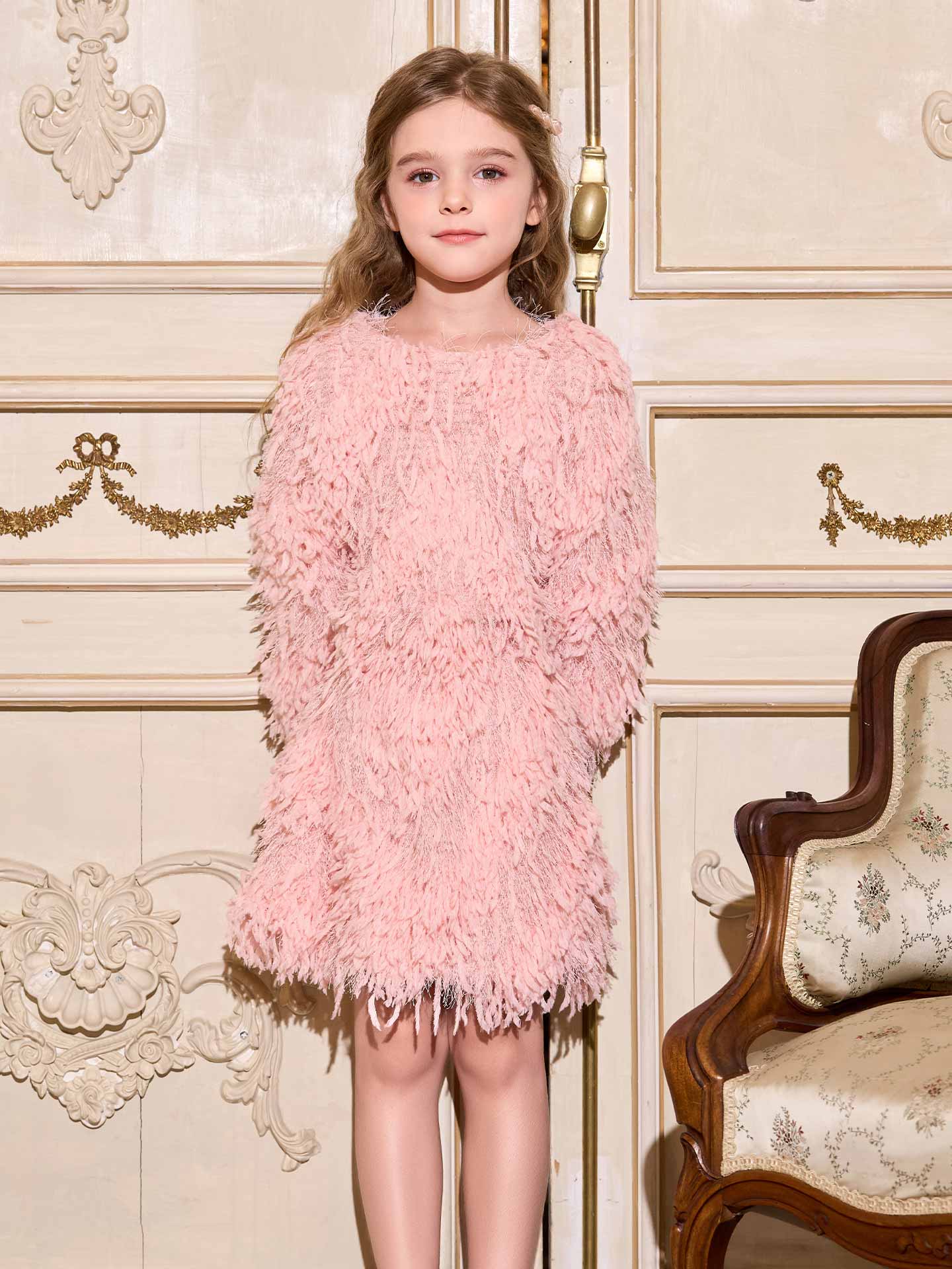 Pink Fuff Dance Dress Set