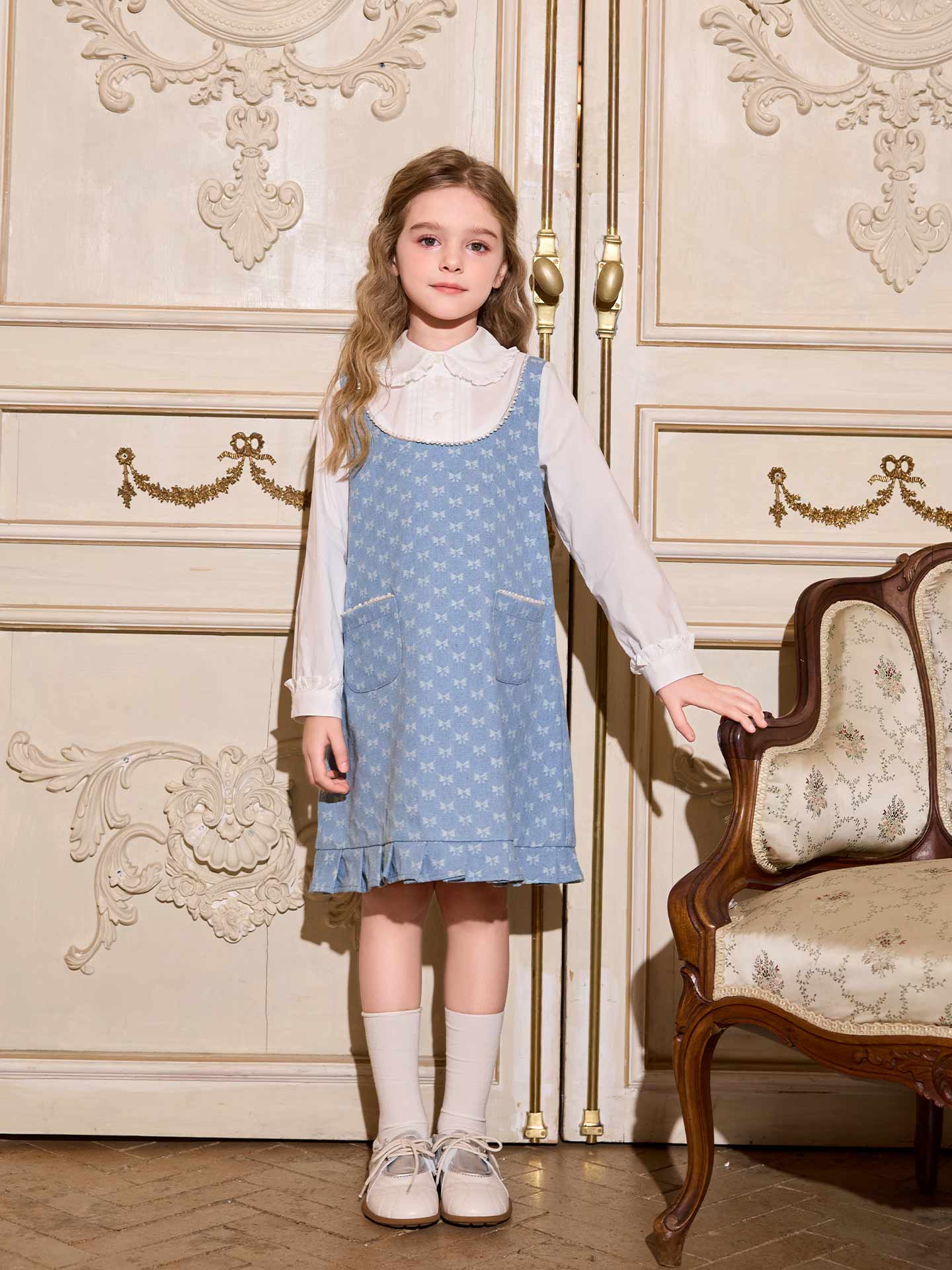 Scholar's Denim Dress