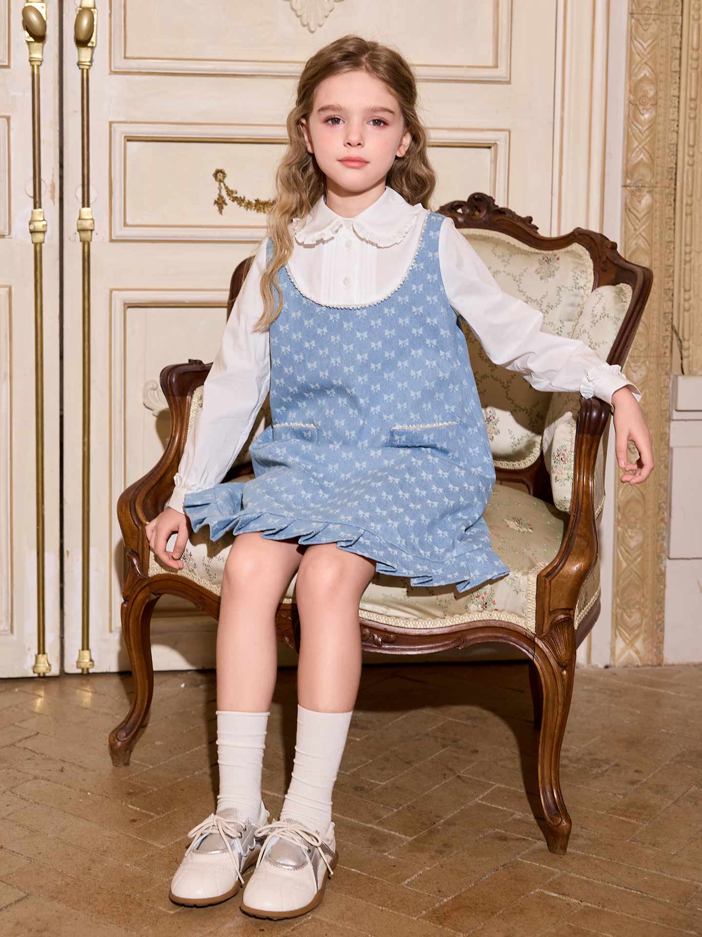 Scholar's Denim Dress