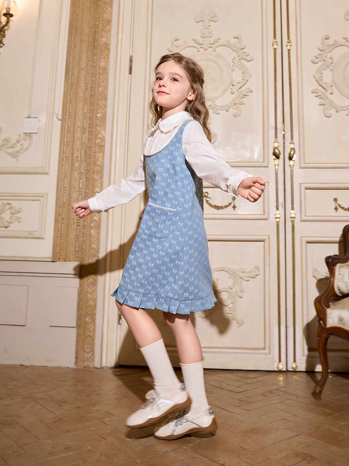 Scholar's Denim Dress