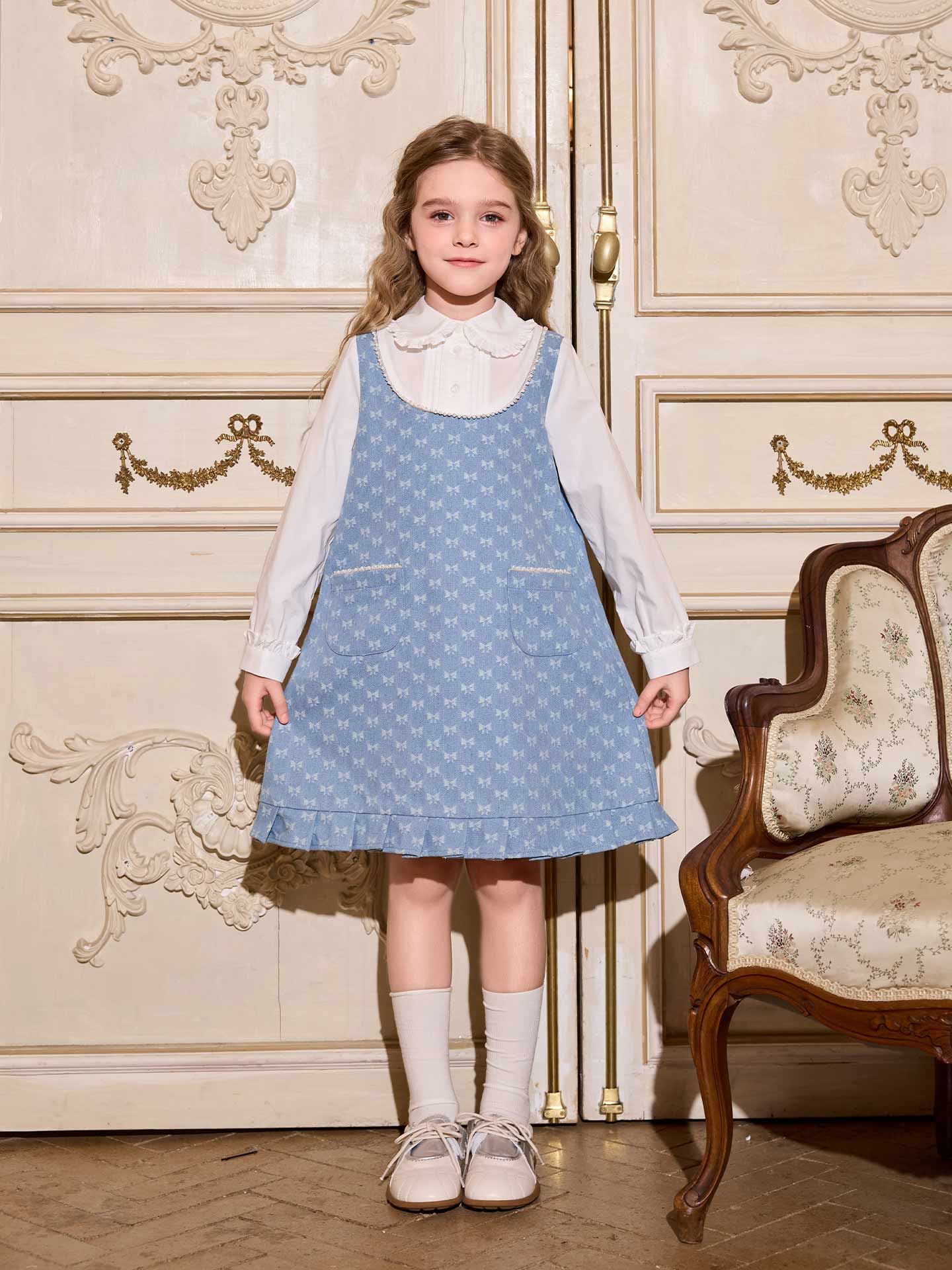 Scholar's Denim Dress