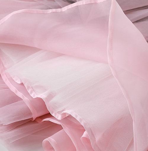 Interior finish and closure detail of the Pink Midnight Bow Dress