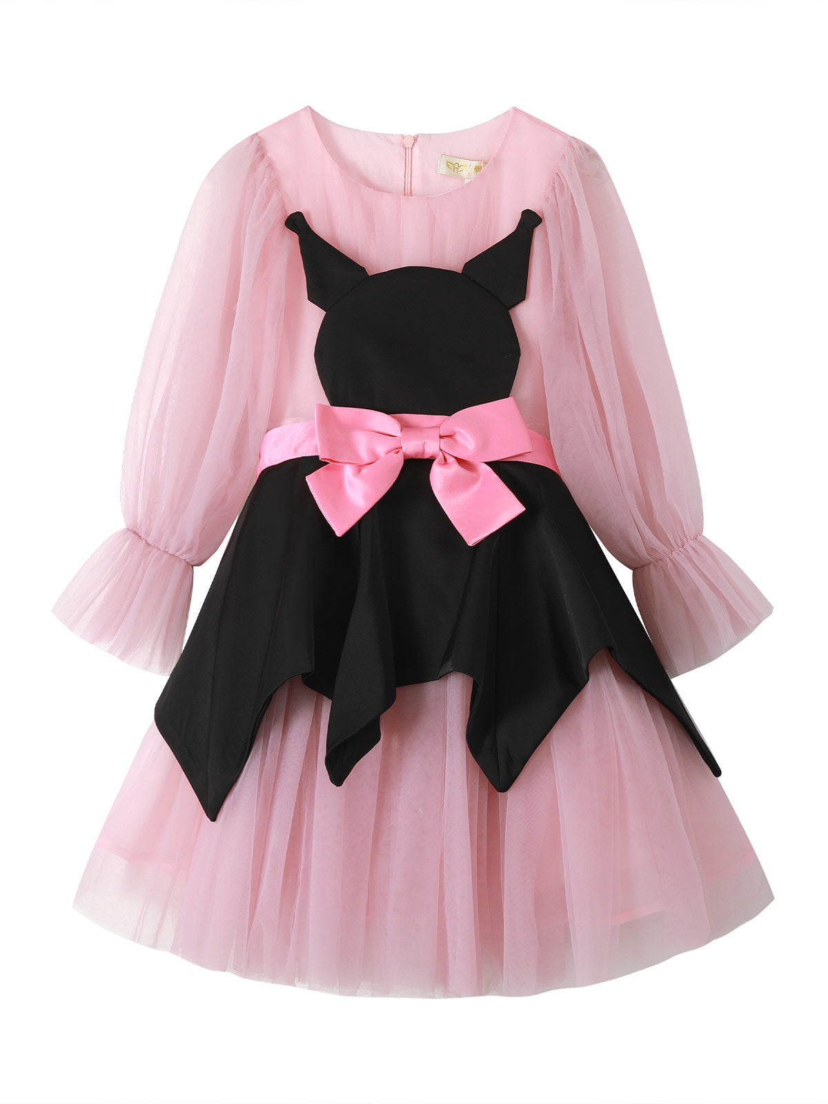 Front product view of the Pink Midnight Bow Dress