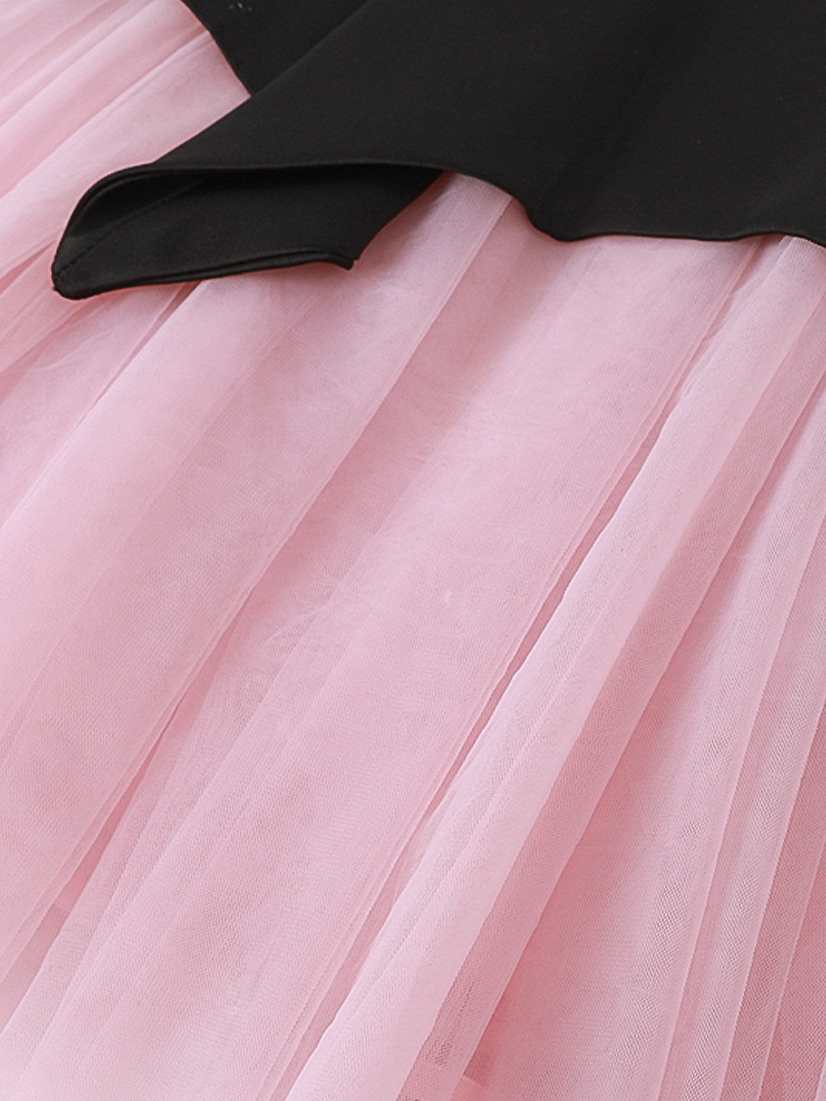 Playful Midnight Motif detail on the Pink Midnight Bow Dress
