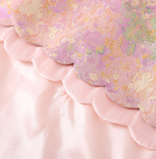 Scalloped petal hem layers
