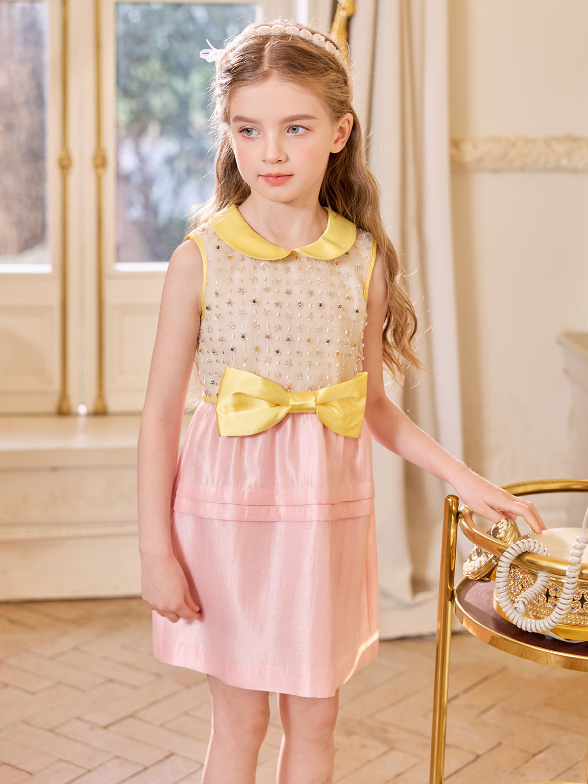Pink Petal Pearl Dress