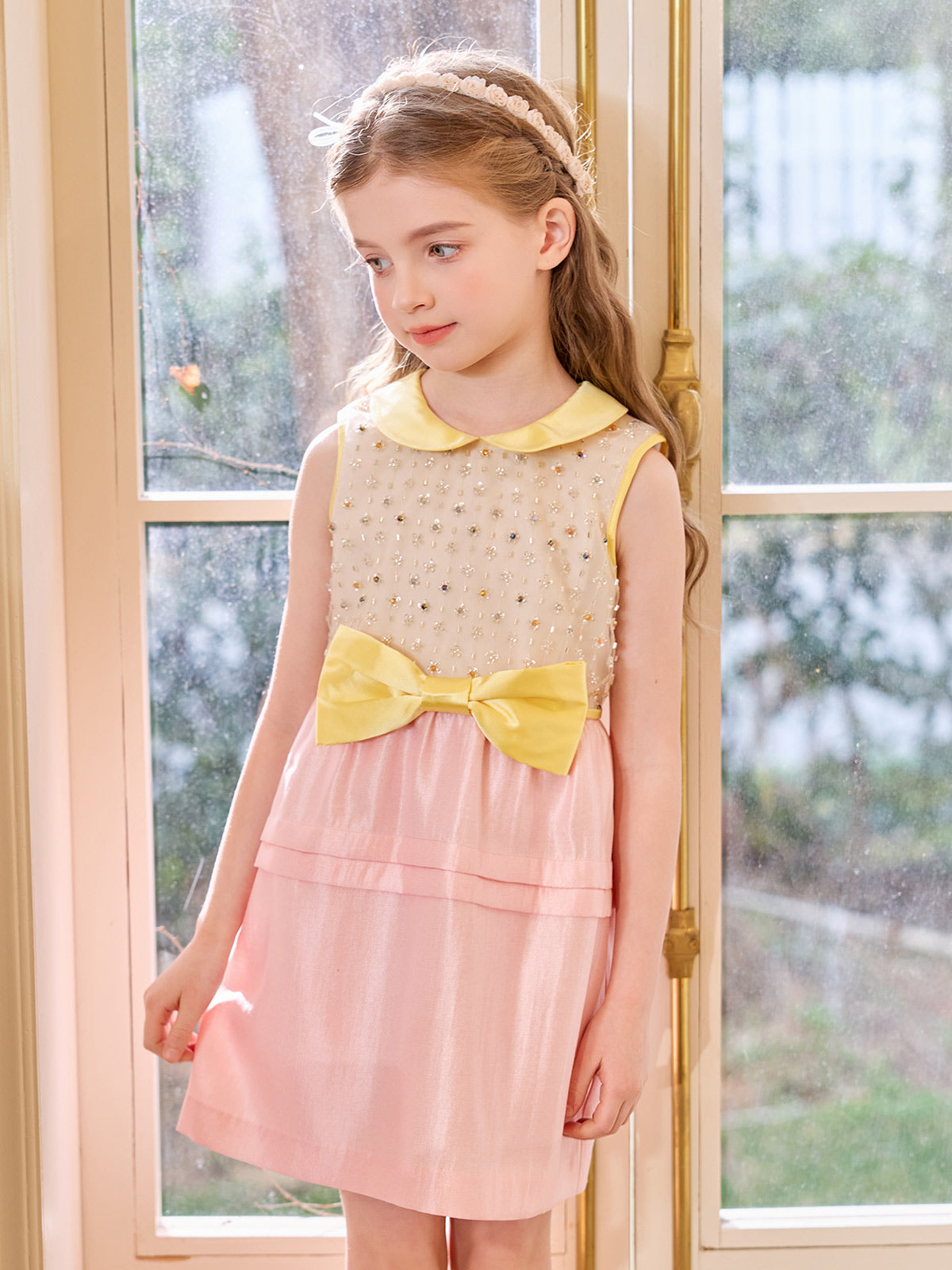 Pink Petal Pearl Dress