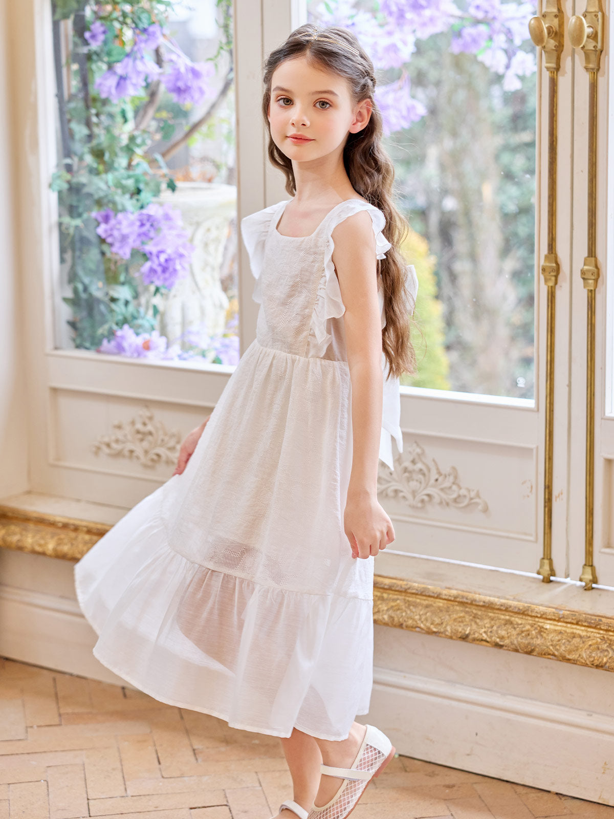 Flutter Sleeve Dress