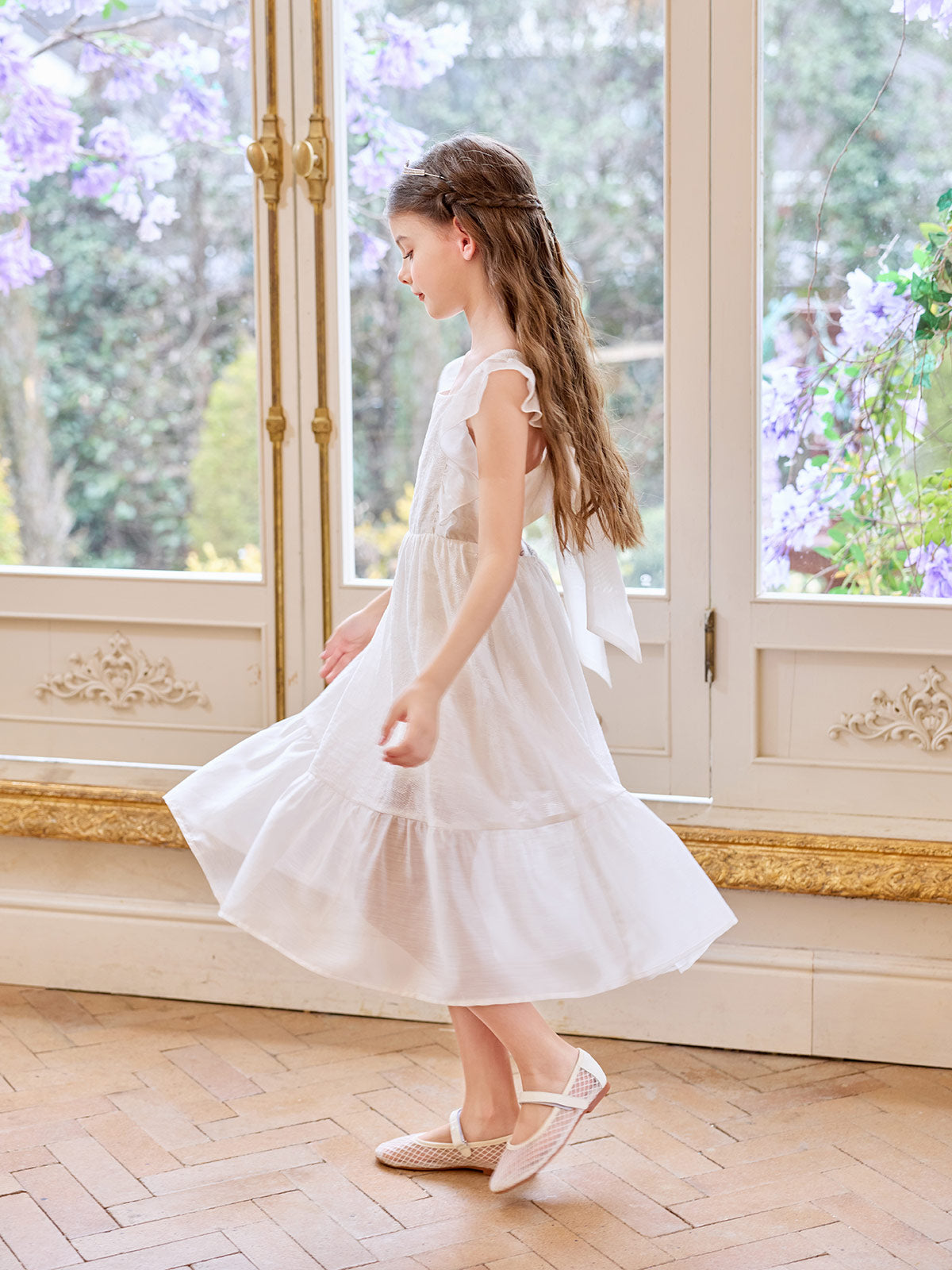 Flutter Sleeve Dress