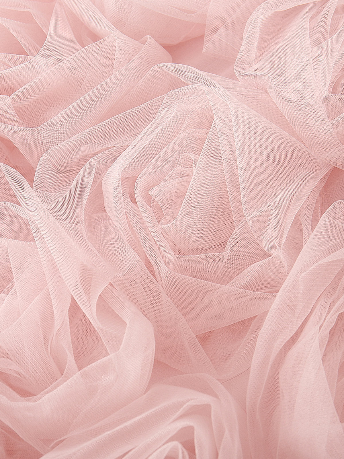 Contrast High Low Rose Gown
