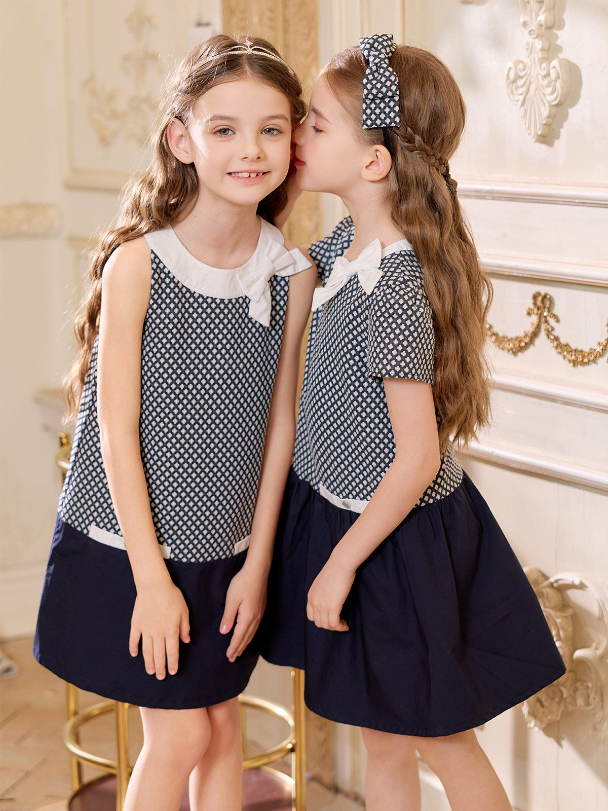 Bow Jacquard Shift Dress