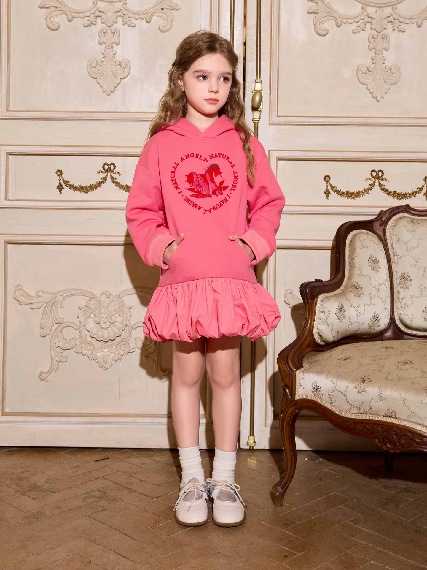 Horse Stepping Flowers Dress