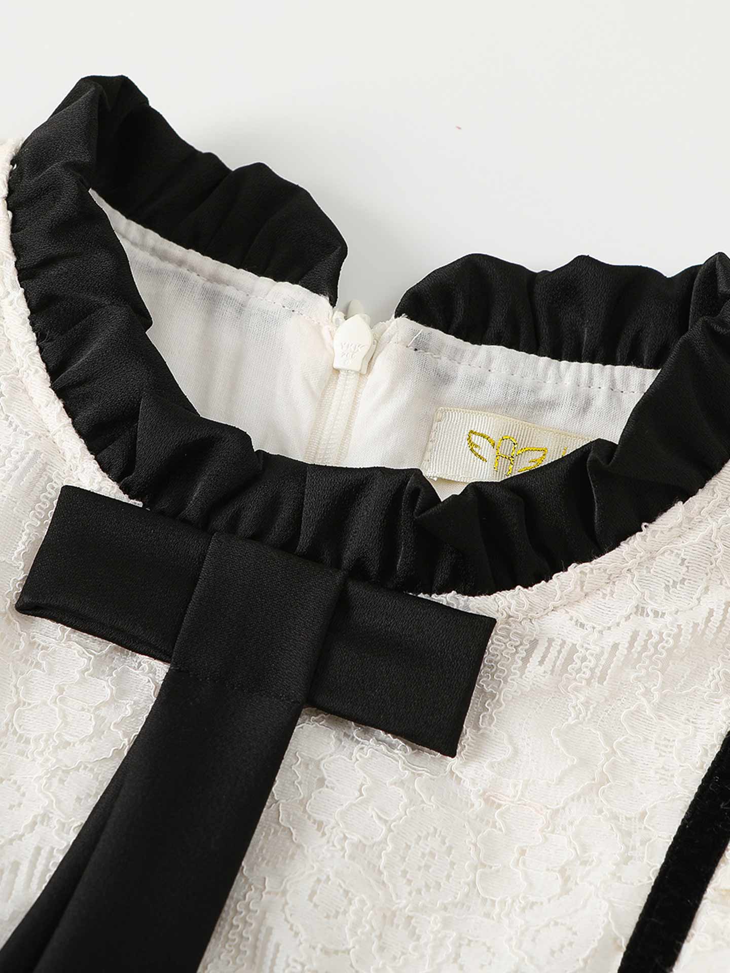 Ivory Sketch Dress