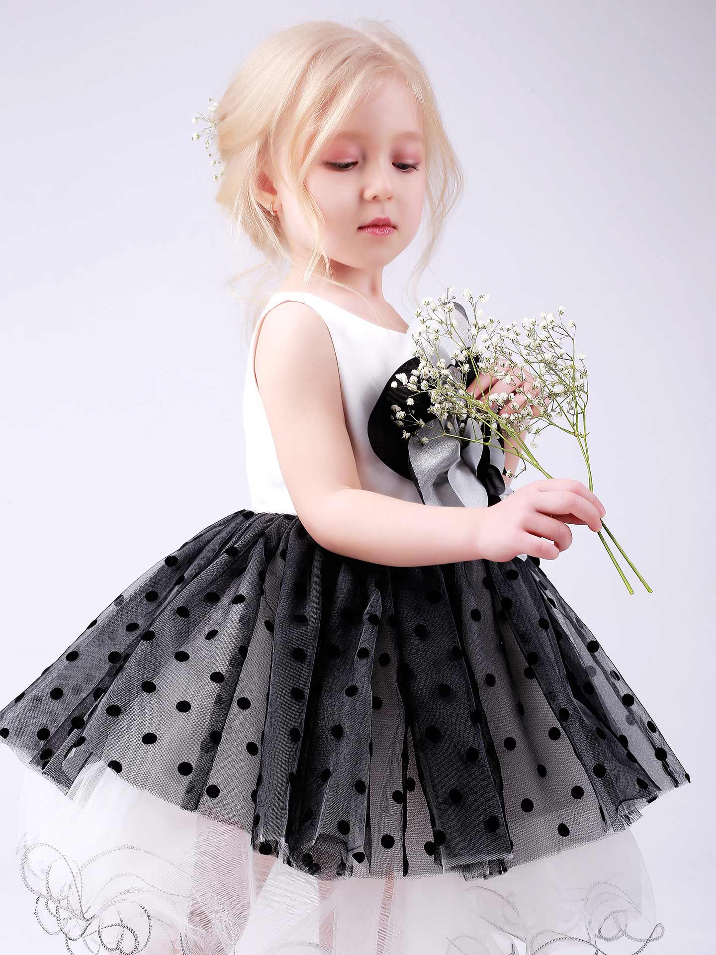 Noir Dot Dress