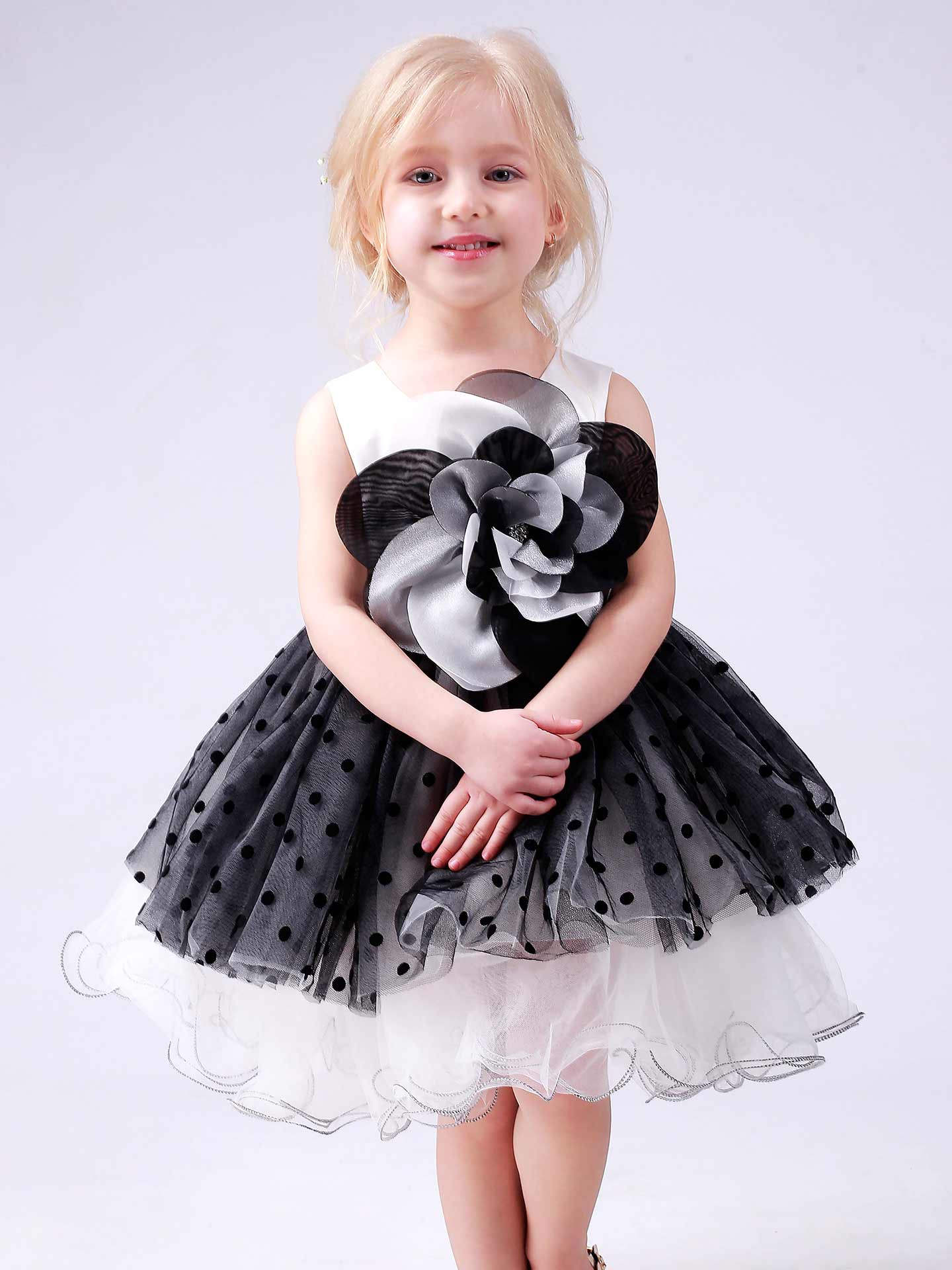 Noir Dot Dress
