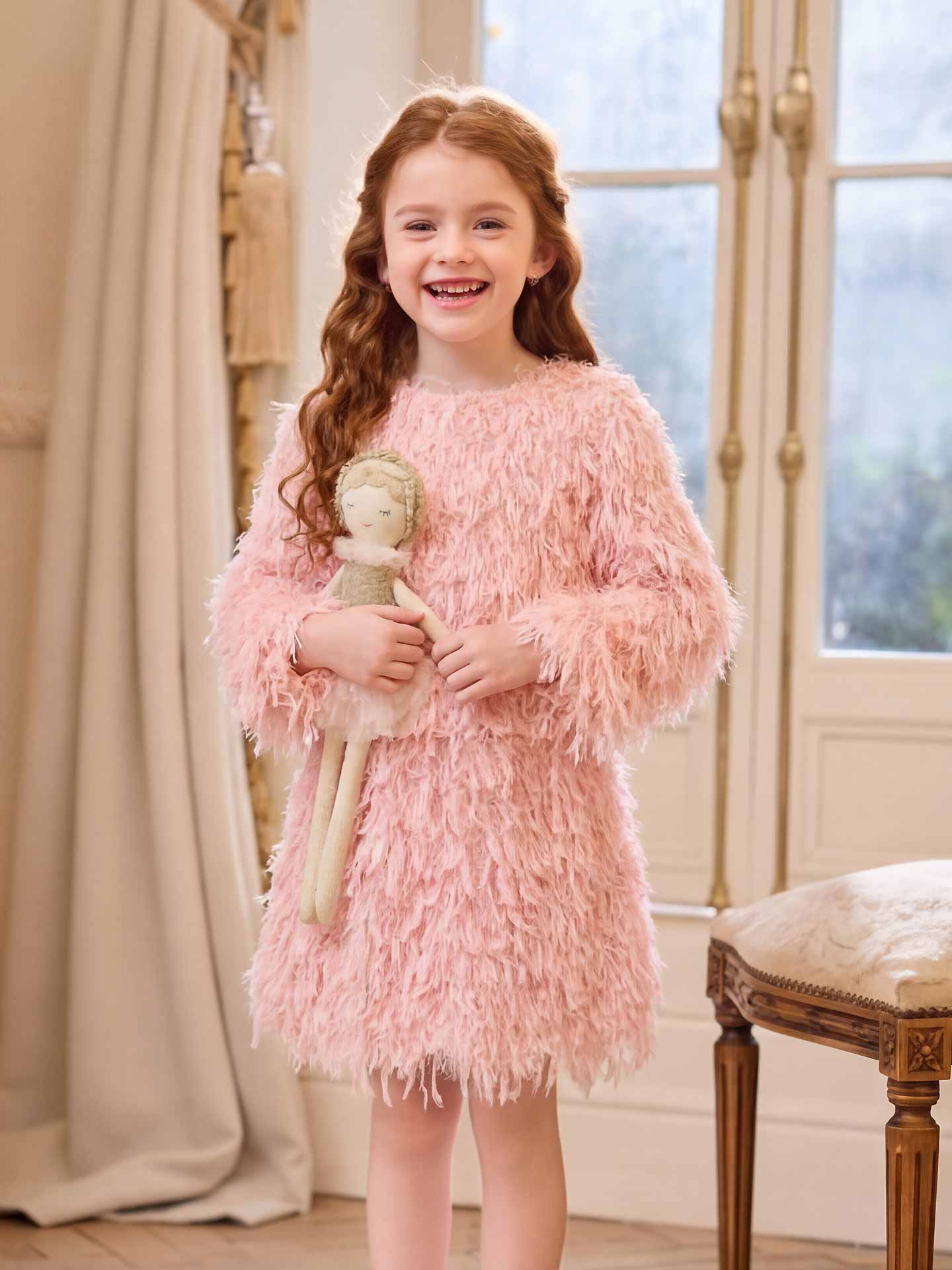 Pink Fuff Dance Dress Set