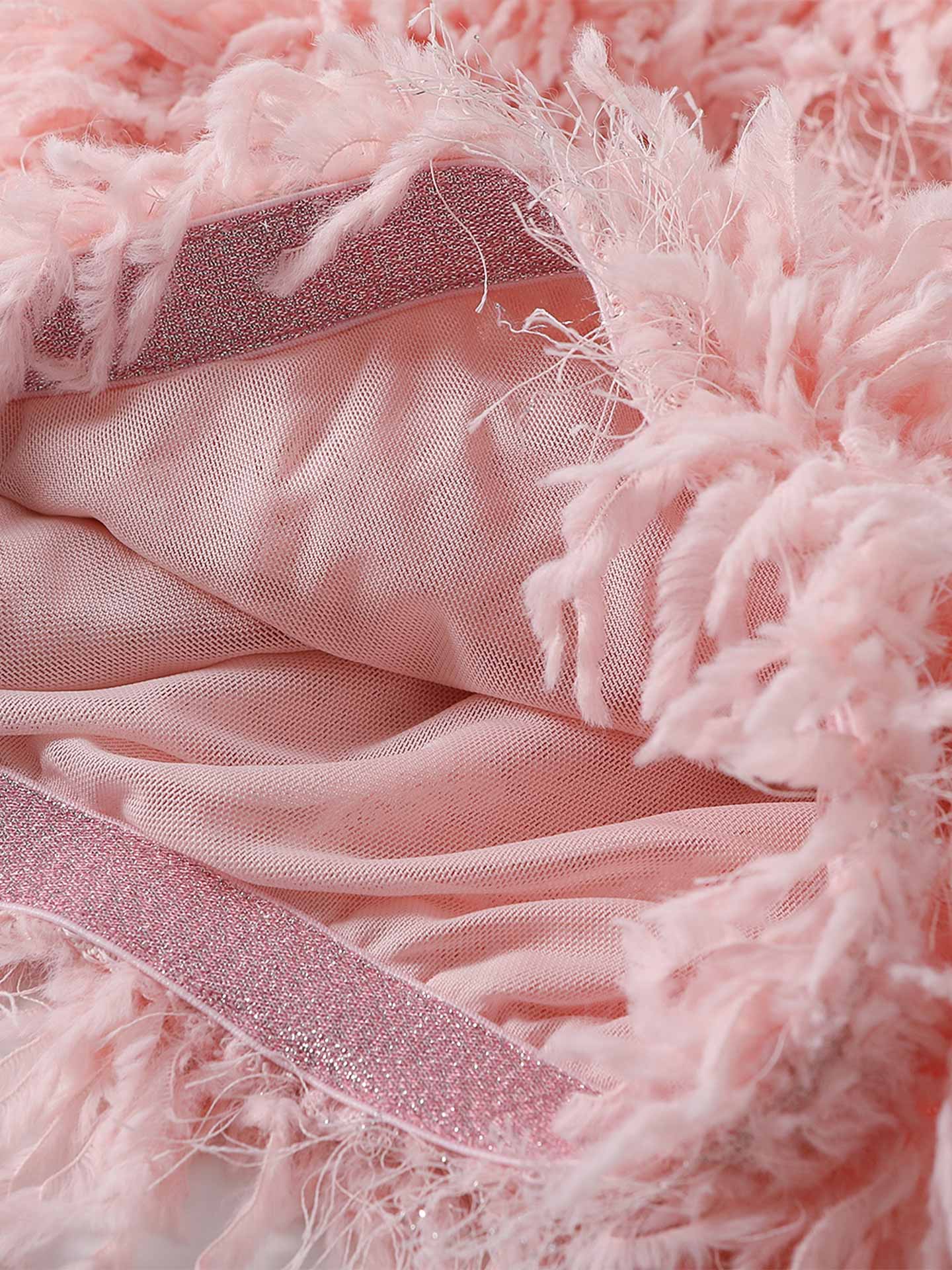Pink Fuff Dance Dress Set